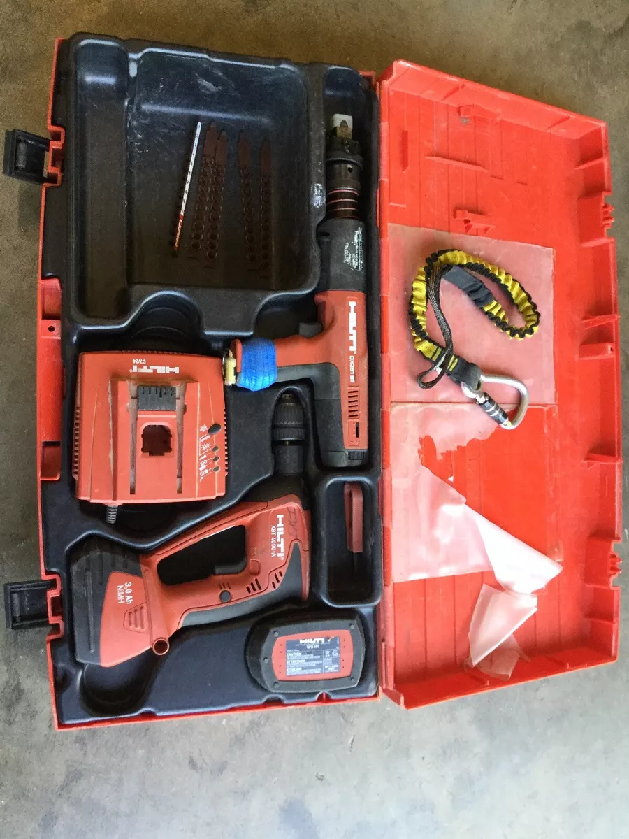 Hilti X-BT Set DX351BT Powder Gun, XBT 4000-A Drill, 2 Batteries, & Charger