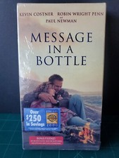 Message in a Bottle  Kevin Costner, Robin Wright Penn, Paul Newman VHS BRAND NEW