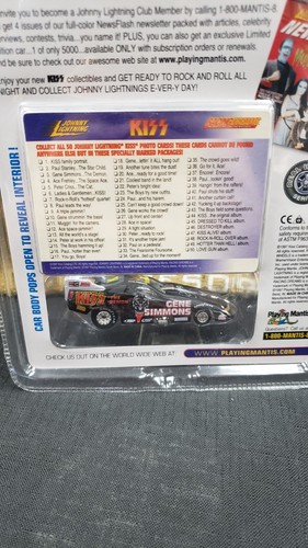 NIB 1997 KISS SIMMONS JOHNNY LIGHTNING DRAGSTER 1/64 ROCK HOTTEST QUARTET #7 - Picture 4 of 4