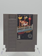 NES Donkey Kong Jr. 5-Screw Variant Nintendo Authentic Tested 