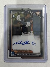 2024 Bowman Chrome Baseball Nehomar Ochoa Jr. 1st Auto Houston Astros