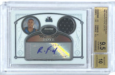 2006-07 Bowman Sterling Jersey Autograph Randy Foye RC #98 BGS 9.5 w/10 Auto