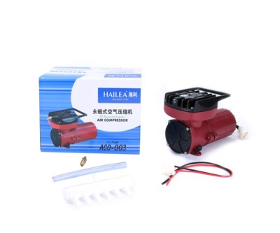 Hailea ACO-003 Transportbelüfter 12 Volt PKW Kolbenkompressor Luftpumpe 60 L/min