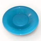 4 ARC France Teal Turquoise Glass Dinnerware ~ Lunch Plates 8.25” Monochromatic