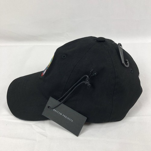 Rare Bascom Projects 1993 AM071241 DJ E-ROCK Black Adjustable Strap Back Hat Cap - Picture 4 of 10