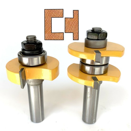 2 Stck. 1/2 Zoll Schaft 1 Zoll Lager 1/2 Zoll Nut & Feder Router Bit SCT-888 - Bild 6 von 12