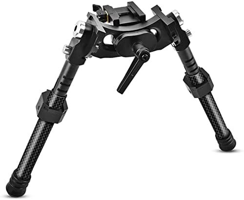V10 Carbon Fiber QD Spring Return Bipod with 20mm Picatinny Weaver Rail Mount - Picture 2 of 3