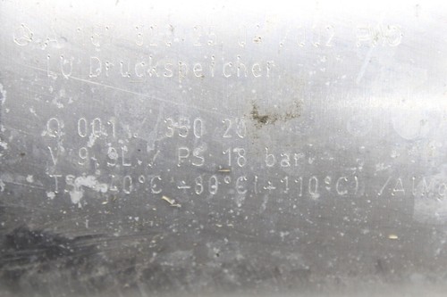 2020 - 2023 MERCEDES GLS450 X167 AIR SUSPENSION PRESSURE ACCUMULATOR TANK OEM - Picture 6 of 6