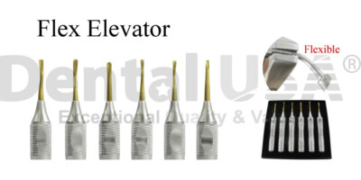 DentalUSA X POWER FLEX ELEVATOR TITANIUM SET OF 6