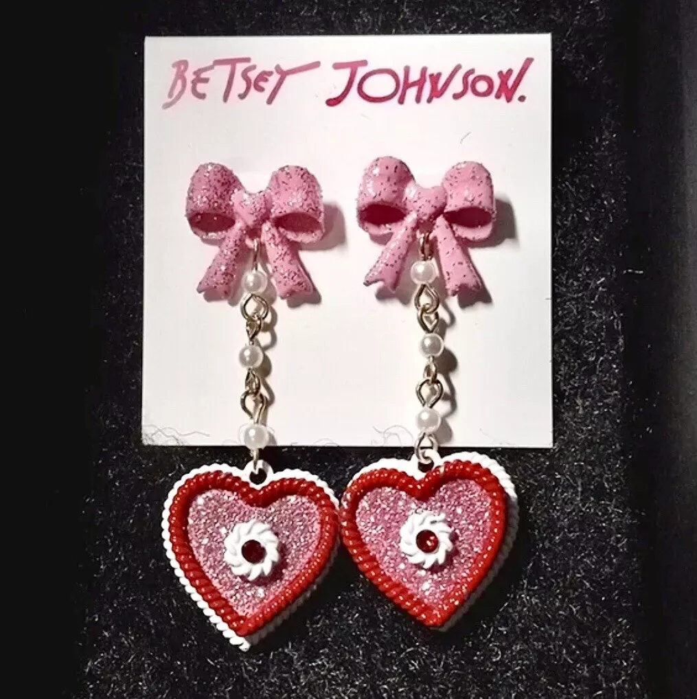 Betsey johnson deals pearl earrings