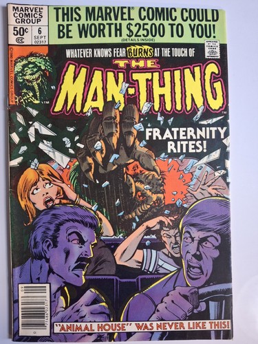 Man-Thing #1 2 3 4 5 6 (vol. 2) ~ #1 SIGNED BY BOB WIACEK ~6 Book Lot ~ VF- 7.5 - Picture 22 of 24