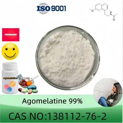 HEALTHYFINDS Agomelatin Pulver, Reinheit 99% min, 5g, 10g, 100g, CAS 138112-76-2