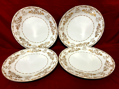 Harmony House Classique Gold Fine China Set Of Dinner Plates 10