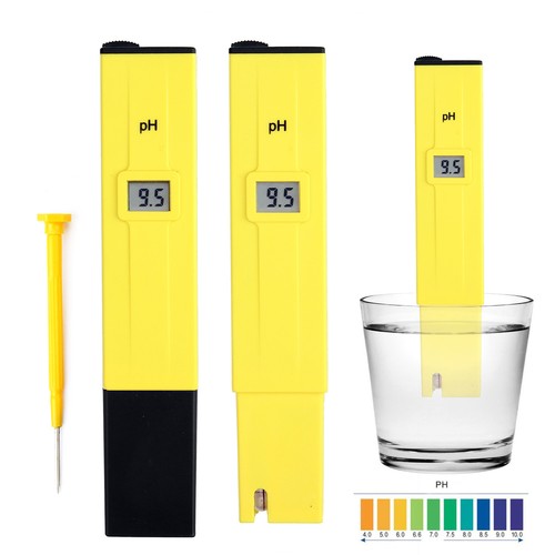 LCD PH Wert Wasser Messgerät Messer Tester Meter Aquarium Pool Prüfer 0-14