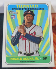 #6716 2018 TOPPS HERITAGE ROOKIE PERFORMERS RONALD ACUNA #RPRA