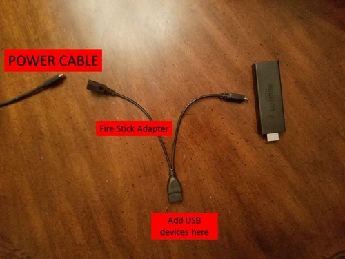 USB OTG Cable for Firesticks 4K/4K Max/Cube/lite/2nd Gen Android Devices and ... - Picture 5 of 9