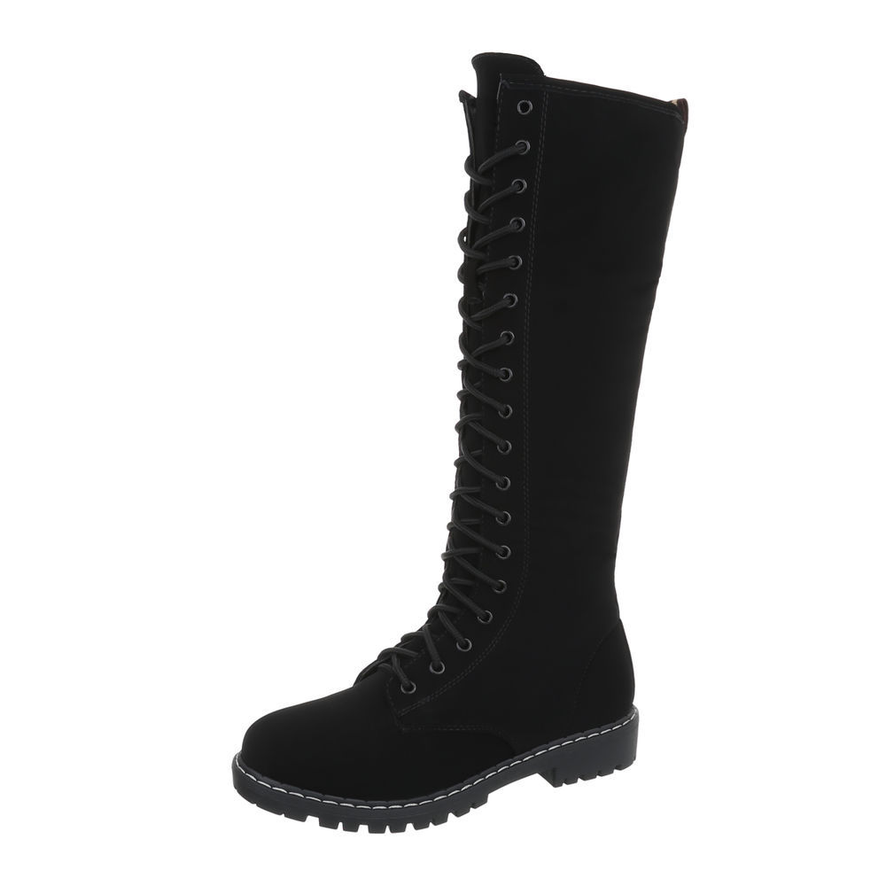 Damenschuhe Stiefel WOW Gefütterte Schnürer 94343 Schwarz 39 Damenschuhe Stiefel WOW Gefütterte Schnürer 94343 Schwarz 39