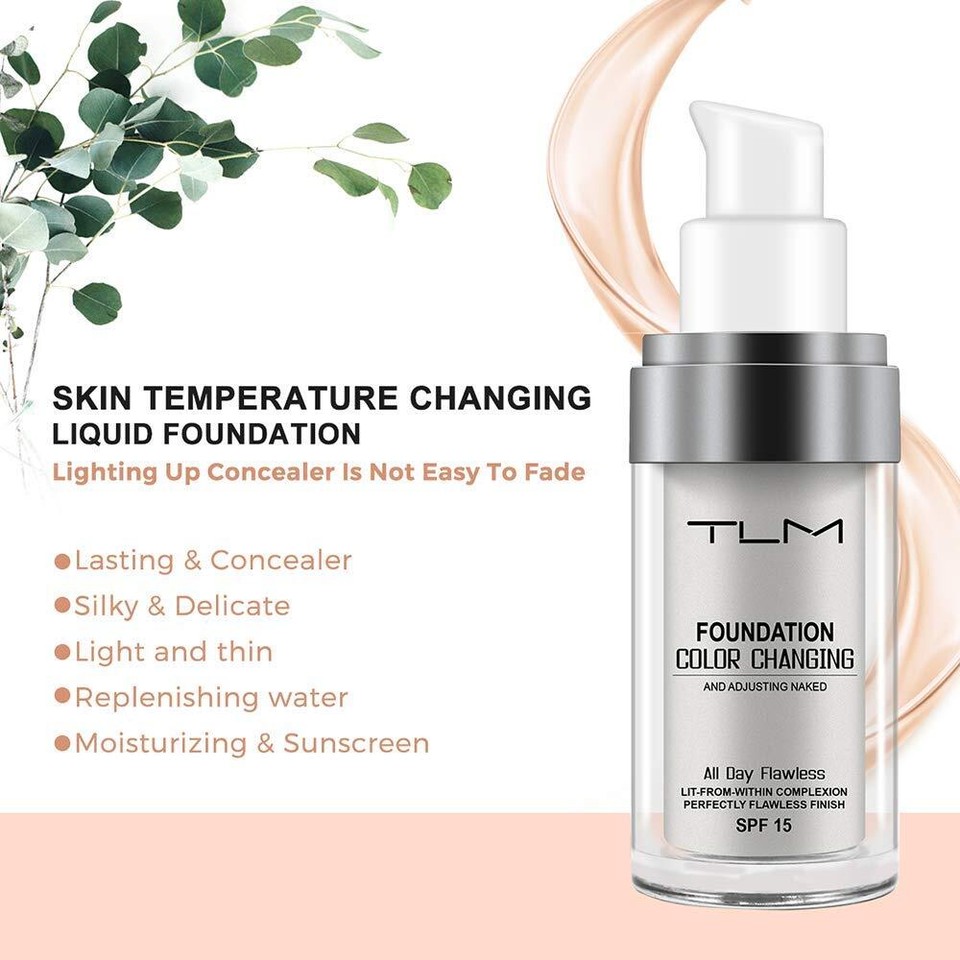 TLM Colour Changing Liquid Foundation Hides Wrinkles & Lines BB Cream