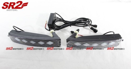 Parachoques delantero/niebla/luz DRL diamante aspecto carbono Scion xB 2003-2007 - Imagen 2 de 3