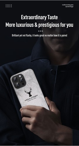 ShockProof Leather Deer Case For iPhone 16 15 Pro Max 14 13 12 11 Elk Soft Cover - Picture 11 of 17