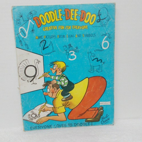 DOODLE DEE DOO Activity Creative Fun Coloring Book  - Unused - Vintage - Bild 1 von 4