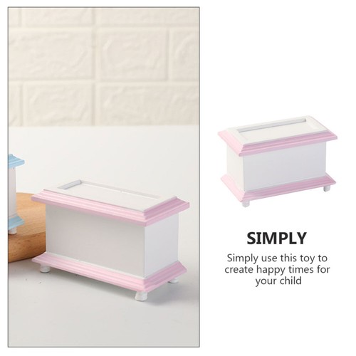 Schatzkastenmodell DIY Mini-Modellierspielzeug Einer Schatztruhe Aus Holz - Bild 4 von 12