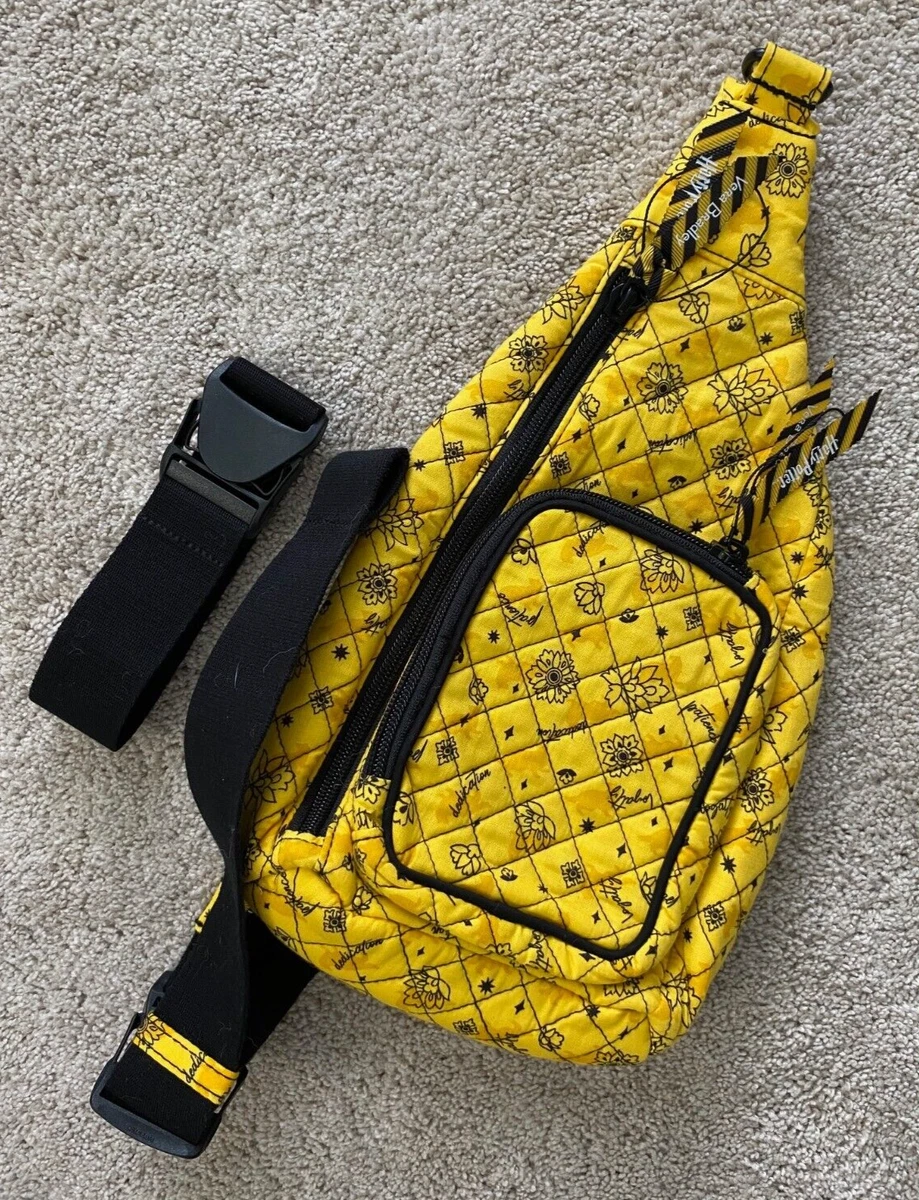 RARE Vera Bradley Harry Potter Hufflepuff Mini Sling Backpack Bag NWOT  Yellow | eBay