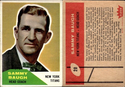 1960 Fleer Football Complete Your Set #1-132! You Pick! - Picture 9 of 44
