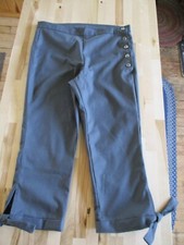 Men's sz S/M 30-32"waist,35-37" hip Colonial 1700-1800's slim fit twill breeches