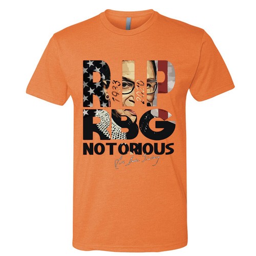 ┥ RBG Notorious RBG Hombre Camiseta Unisex Ruth Bader Ginsburg Igualdad de Derechos - Imagen 16 de 18