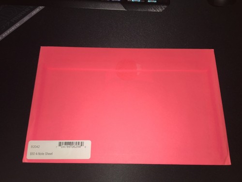 2009 $50 4-Note Sheet Uncut Currency BEP FOLDER & RED ENVELOPE ONLY - NO NOTES - Picture 4 of 9
