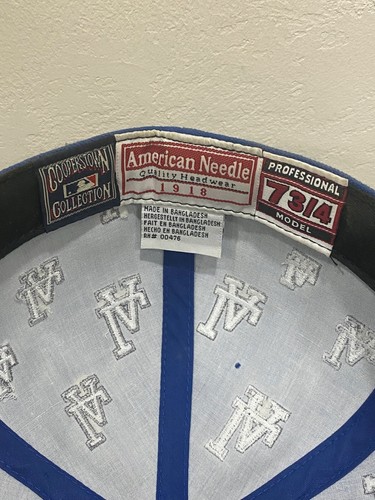 Los Angeles Dodgers American Needle Cooperstown Collection Fitted Cap Hat 7 3/4 - Picture 5 of 11
