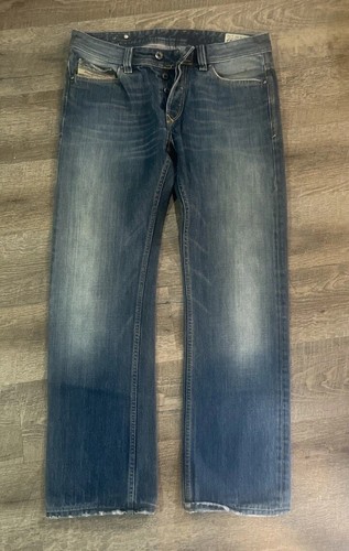 DIESEL Jeans Koffha Distressed Denim Button Fly Medium Wash 0071B Men's Sz 31x34 - Picture 1 of 5