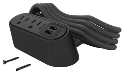 NEW WIREMOLD WSPC220BK DESKTOP POWER CENTER COMMERCIAL BLACK 2 PW