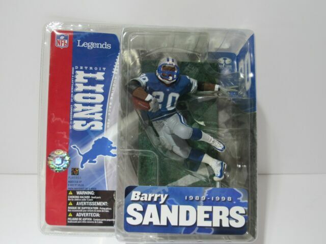 Barry Sanders Mcfarlane Action Figure Series 1 Nfl Legends Detroit Lions For Sale Online Ebay