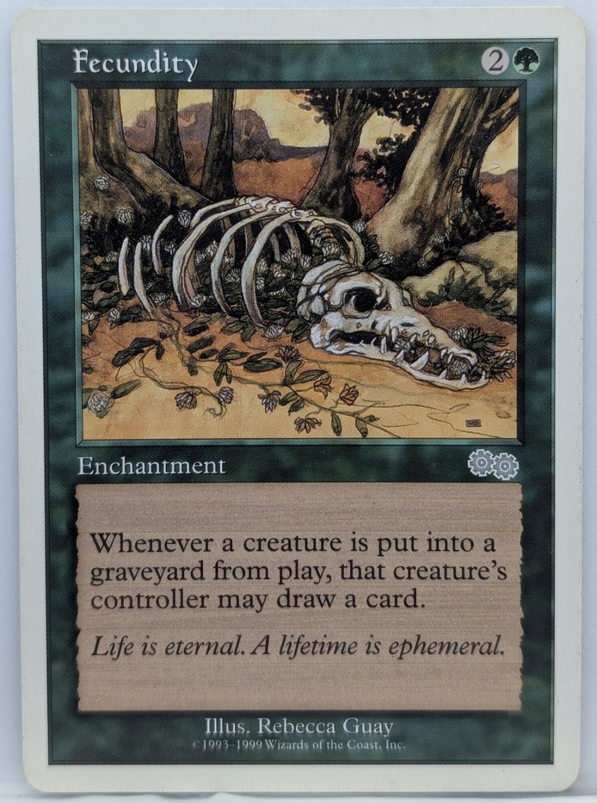 Fecundity | Rebecca Guay Art | Urza's Saga USG | MTG EDH Commander Staple | LP