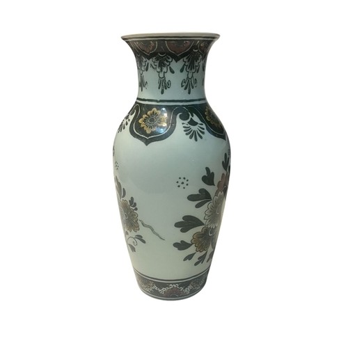 Jarrón Villeroy & Boch Paon vintage pintado a mano estampado floral de pavo real Cottage Trad - Imagen 4 de 6
