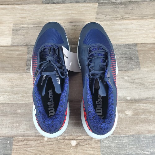 Scarpe da tennis Wilson Kaos Swift 1.5 da uomo taglia 10.5 US multicolore stringate atletiche - Foto 4 di 12