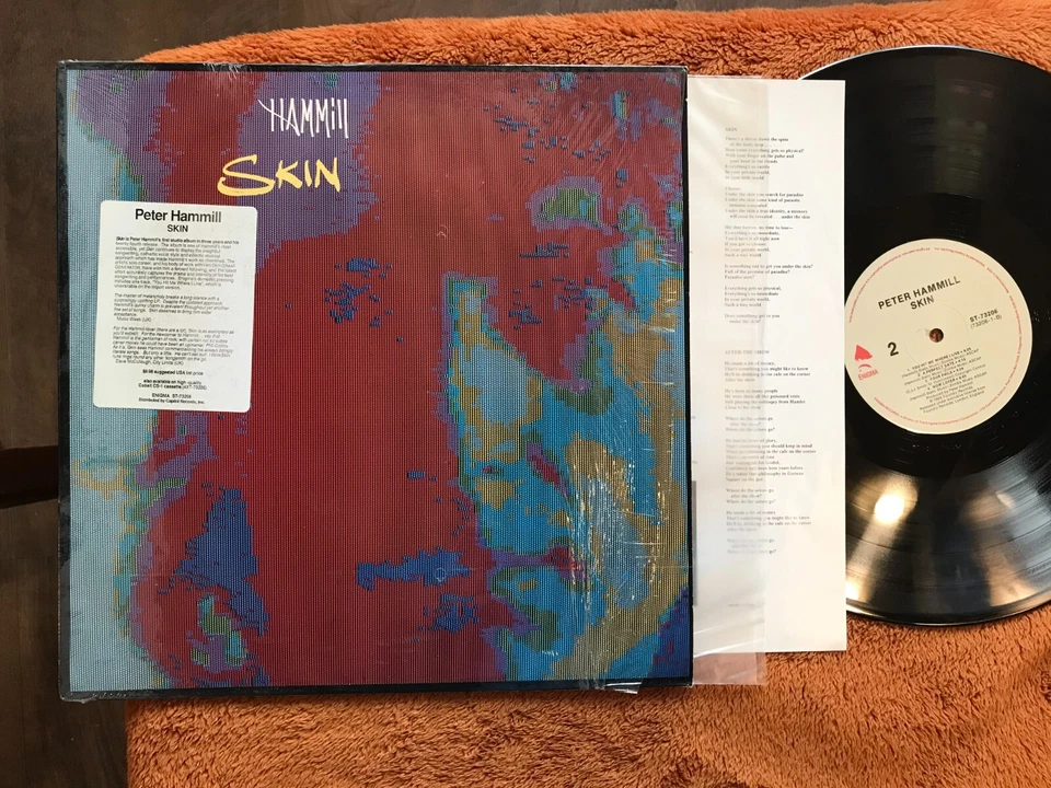 PETER HAMMILL 1986 skin LP prog synth VAN DER GRAAF GENERATOR w/shrink +hype sti - Image 2 of 4