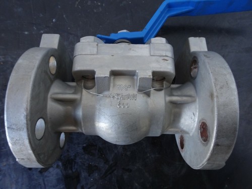 Kugelventil 1-1/2" 600 RF Flansch 316S/S CF8M, VELAN Edelstahl Cl600 SCHÖN - Bild 8 von 8