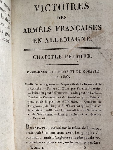 Manuel des braves, victoires des armées françaises. Thiessé. Carte gravures 1817 - Picture 6 of 17