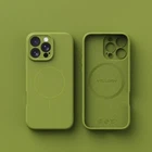 Liquid Silicone MagSafe Phone Case For iPhone 17 16 Pro Max 15 14 13 12 11 Cover