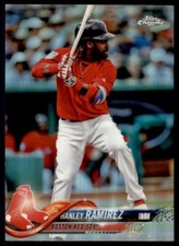 2018 Topps Chrome Refractor Hanley Ramirez Red Sox #59 *Noles2148*