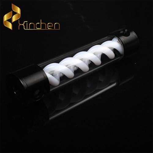 DIY T Virus Spiral Body Test Tube Water-cooled Computer Case Water Cooling Tank - Afbeelding 30 van 30