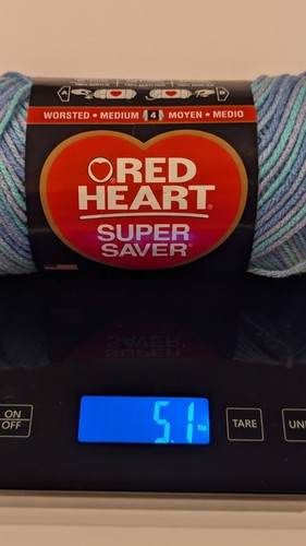 Red Heart Super Saver OCEAN 995 Lot 7720 Worsted Medium # 4 - Picture 8 of 8