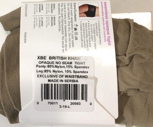 Medias sin sentido para mujer vintage opacas sin costuras pequeñas caqui británico s - Imagen 3 de 4
