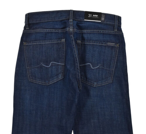 Pantalones de mezclilla para hombre 7 For All Mankind Austyn relajados pierna recta 31 nuevos $198 - Imagen 4 de 4