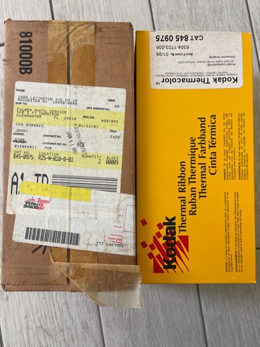 2 x NOS SEALED - KODAK Photo Print THERMACOLOR Thermal Ribbon 1999 NEW OLD STOCK - Afbeelding 2 van 13