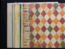 BO BUNNY "AUTUMN WOOD" 12X12 CS DOUBLE-SIDED AND SINGLE-SIDED PAPERS