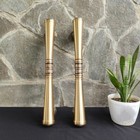 56cm Pair Set Vintage Victorian Plain Main Entry Door Handle Hardware